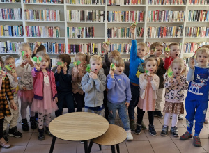 Zajęcia w Bibliotece Miejskiej "TRAF"