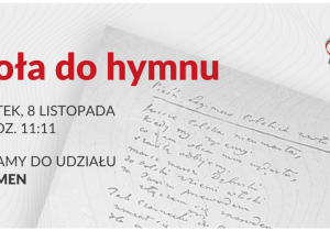 Zaproszenie do udziału w akcji "Szkoła do hymnu"