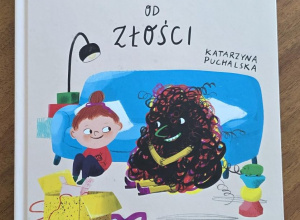 Okładka książki pt. "Prezenty od złości" Katarzyny Puchalskiej.