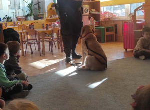 Strażnik Miejski z psem.