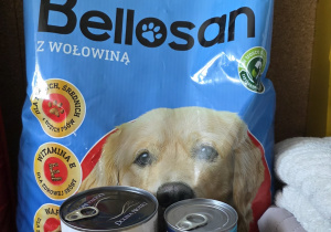 Karmy dla czworonogów z łódzkiego schroniska.