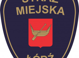 Logo Straży Miejskiej w Łodzi.