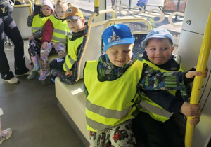 Mróweczki w trasie tramwajem do Portu Łódź ;)