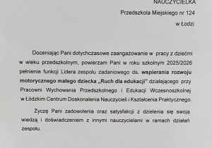 Joanna Pietrasiak - Lider zespołu "Ruch dla edukacji".